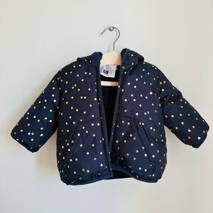 Baby Gap Reversible Puffer Jacket (Never Worn)